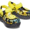 Crocs (WMNS) Klassisk träsko Leende ansikte Snygg Platt Sport Gula sandaler 207271-90H