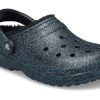 Crocs (WMNS) klassiska glitter svartfodrade träskor ”Starry Skies” 205842-9BD