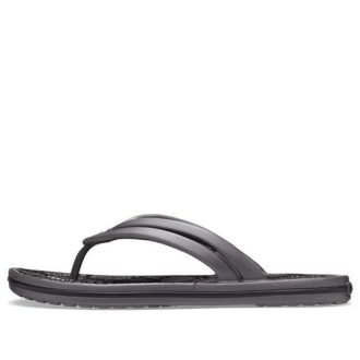Crocs (WMNS) Leopardtryck Utskrift Flip-Flops Sko Svart 206490-02W