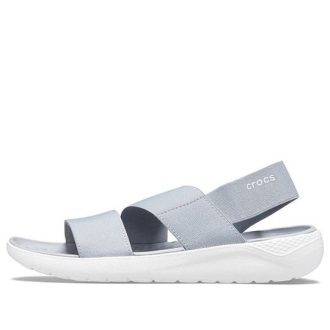 Crocs (WMNS) LiteRide Grå Ljusblå Sandaler ”Gråvit” 206081-00J