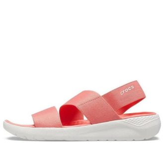 Crocs (WMNS) LiteRide Minimalistic Casual Sports Orange Sandaler 206081-6SL