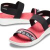 Crocs (WMNS) LiteRide-mönster utomhus med öppen tå Svart Röd Sandaler ”Svart Röd” 205868-066 Crocs (WMNS) LiteRide-mönster utomhus med öppen tå Svart Röd Sandaler ”Svart Röd” 205868-066