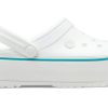 Crocs (WMNS) Lättvikts mysig utomhusstrand Vitblå sandaler ”Vitblå” 205434-1E0