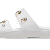 Crocs (WMNS) Mjuk sula Mysig utomhus Sporttofflor med platt klack Vit 207387-103 Crocs (WMNS) Mjuk sula Mysig utomhus Sporttofflor med platt klack Vit 207387-103