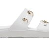 Crocs (WMNS) Mjuk sula Mysig utomhus Sporttofflor med platt klack Vit 207387-103 Crocs (WMNS) Mjuk sula Mysig utomhus Sporttofflor med platt klack Vit 207387-103