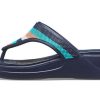 Crocs (WMNS) Monterey Bead Strap Wedge ”Dark Blue” 206641-4HQ