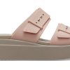 Crocs (WMNS) Pale Blush Brooklyn Sandal ”Brown Beige” 207431-6RL
