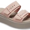 Crocs (WMNS) Pale Blush Brooklyn Sandal ”Brown Beige” 207431-6RL