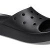 Crocs (WMNS) Platform Slide Crocs ”Black” 208180-001