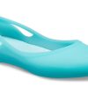 Crocs (WMNS) Platta isblå sandaler 16265-4DJ