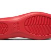 Crocs (WMNS) platta röda sandaler 202811-8C1