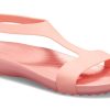 Crocs (WMNS) platta rosa sandaler 205469-6JC