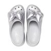 Crocs (WMNS) Siren Metallic Bow Clogs ”Silver” 210050-0P1 Crocs (WMNS) Siren Metallic Bow Clogs ”Silver” 210050-0P1
