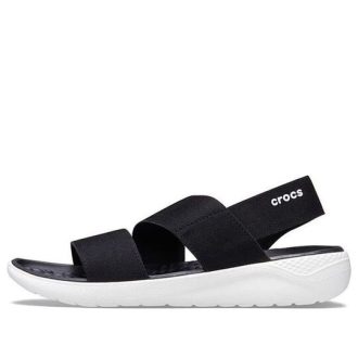 Crocs (WMNS) Skor Sportsandaler ”Black White” 206081-066