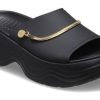 Crocs (WMNS) Skyline Shimmer Slides ”Black Gold” 208582-072