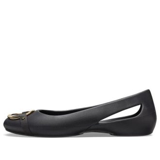 Crocs (WMNS) Sloane Embellished Flats ”Black Gold” 206355-751