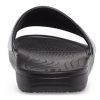 Crocs (WMNS) Sloane Shine Low Slide Flat Casual Black Silver Tofflor ”Black Silver” 206921-001 Crocs (WMNS) Sloane Shine Low Slide Flat Casual Black Silver Tofflor ”Black Silver” 206921-001