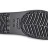 Crocs (WMNS) Sloane Shine Low Slide Flat Casual Black Silver Tofflor ”Black Silver” 206921-001 Crocs (WMNS) Sloane Shine Low Slide Flat Casual Black Silver Tofflor ”Black Silver” 206921-001