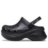 Crocs (WMNS) Small Whale Retro Crocs tjock sula svarta sandaler 206302-001 Crocs (WMNS) Small Whale Retro Crocs tjock sula svarta sandaler 206302-001