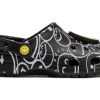 Crocs (WMNS) Smiley World Classic Clogs ”Black White Yellow” 873137
