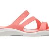 Crocs (WMNS) Soft Sole Cozy Sports Red Sandaler 203998-6SL