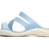 Crocs (WMNS) Sporttofflor med platt klack Blå 203998-4JQ