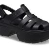 Crocs (WMNS) Stomp Fisherman Sandals ”Black” 209938-001
