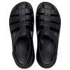 Crocs (WMNS) Stomp Fisherman Sandals ”Black” 209938-001