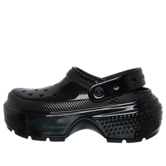 Crocs (WMNS) Stomp High Shine Clog ”Black” 209568-001