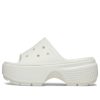 Crocs (WMNS) Stomp Slides ”White” 209346-0WV