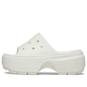 Crocs (WMNS) Stomp Slides ”White” 209346-0WV