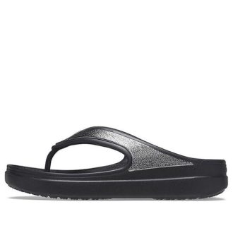 Crocs (WMNS) Svarta tofflor tjock sula 206919-001