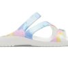 Crocs (WMNS) Swiftwater Crocs Casual Multi-Color Tie Dye Sandaler ”White” 206894-928 Crocs (WMNS) Swiftwater Crocs Casual Multi-Color Tie Dye Sandaler ”White” 206894-928