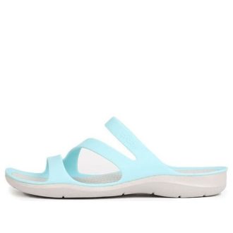 Crocs (WMNS) Swiftwater Sports tofflor ”Blue White” 203998-4CV