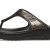 Crocs (WMNS) tjock sula svart koppar flip-flops 205604-0FG