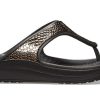 Crocs (WMNS) tjock sula svart koppar flip-flops 205604-0FG
