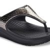 Crocs (WMNS) tjock sula svart koppar flip-flops 205604-0FG