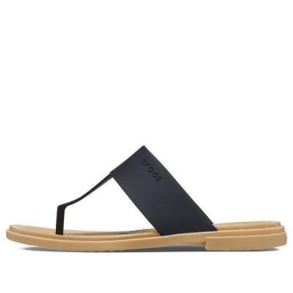 Crocs (WMNS) Tulum Flip ”Black” 206752-00W