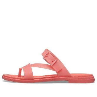 Crocs (WMNS) Tulum Slides ”Translucent Orange” 207173-6SL