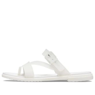 Crocs (WMNS) Tulum Slides ”Translucent White” 207173-159