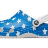 Crocs (WMNS) USA Mönstertryck Lättviktssandaler Blå Röd 205974-94S