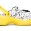 Crocs (WMNS) x Smiley World Charm Classic Platform Clogs ”Yellow White” 207980-94S