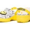 Crocs (WMNS) x Smiley World Charm Classic Platform Clogs ”Yellow White” 207980-94S