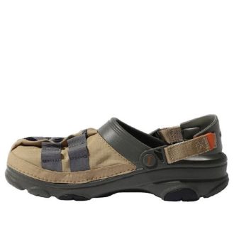 Crocs x Beams Fiskeväst Classic Clogs ”Tan Dusty Olive” 206685-2ZD