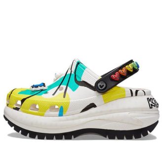 Crocs x Keith Haring Mega Crush Clog ”White Multi” 209822-001