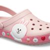 Crocs x Line Friends Beach Rosa unisex sandaler 205791-606