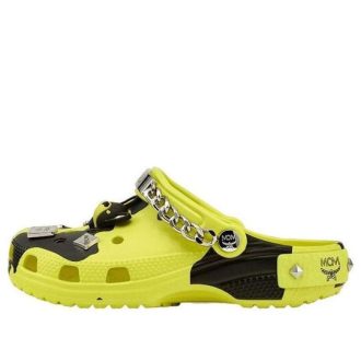 Crocs x MCM Camouflage Print Träskor ”Neon Yellow” MEXCSMM27YN