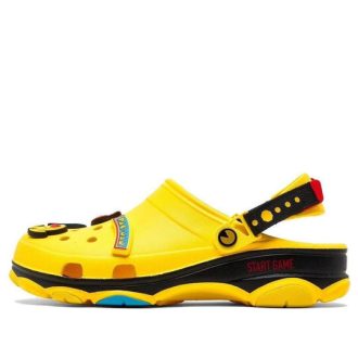 Crocs x Pac-Man klassiska träskor ”Yellow Black” 209322-761