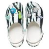 Crocs x Ron Engelska klassiska träskor ”Animal Stripes” 207619-100
