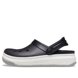Crocsband Full Force Thick Sole Sandaler Svart Vit Unisex 206122-066
